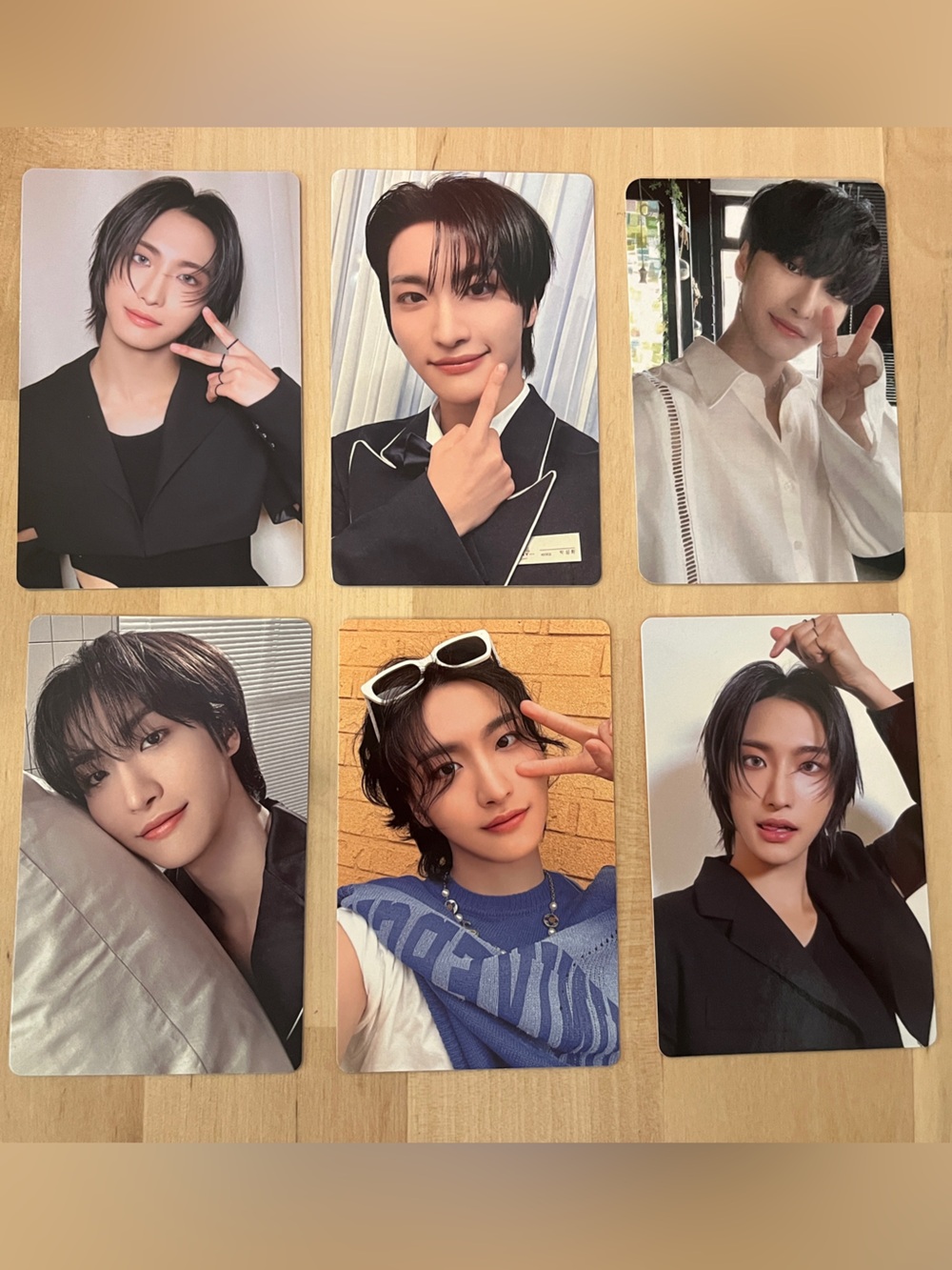 Set of 6 OFFICIAL Seonghwa of Ateez photocards! Park Seonghwa